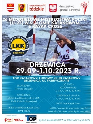 Młodzieżowe Mistrzostwa Polski w Slalomie Kajakowym i Kayak Crossie
