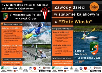Mistrzostwa Polski Młodzików w Slalomie i Kajak Crossie